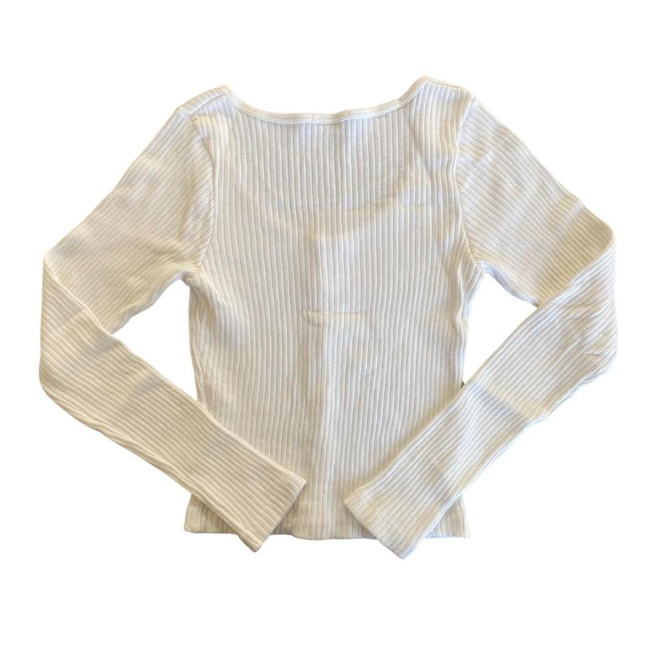 BRANDY MELVILLE ZELLY RIBBED Long Sleeve Top!