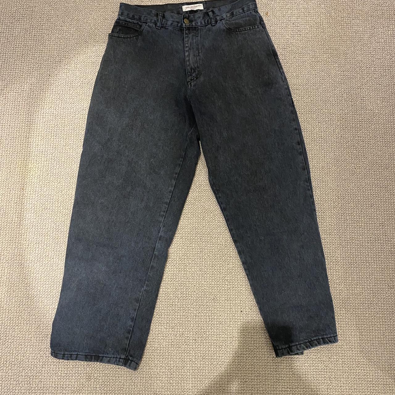 Yardsale dark navy phantasy jeans Baggy fit Send... - Depop