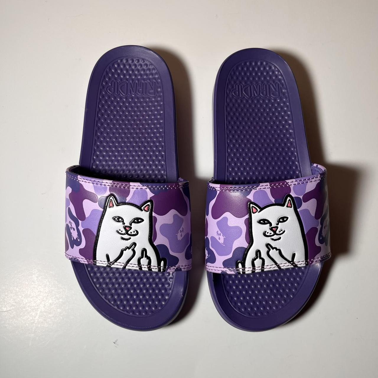 Ripndip Lord Nermal slides (purple camo) Depop