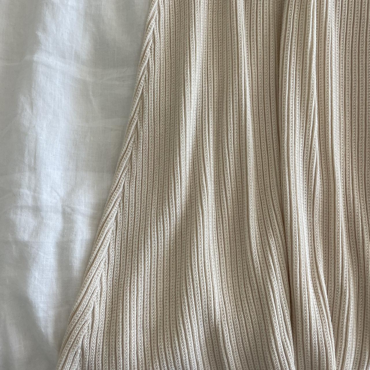 Sessun cream dress Knit like material - light to... - Depop