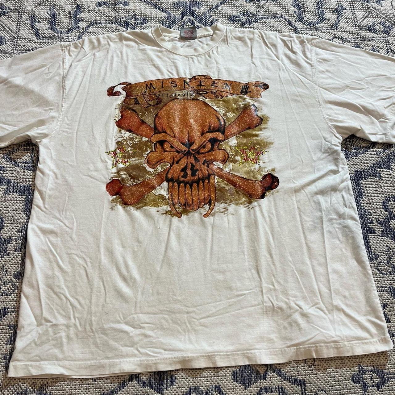 Miskeen Originals Mens 2XL Black buying Short Sleeve T-Shirt Skull.