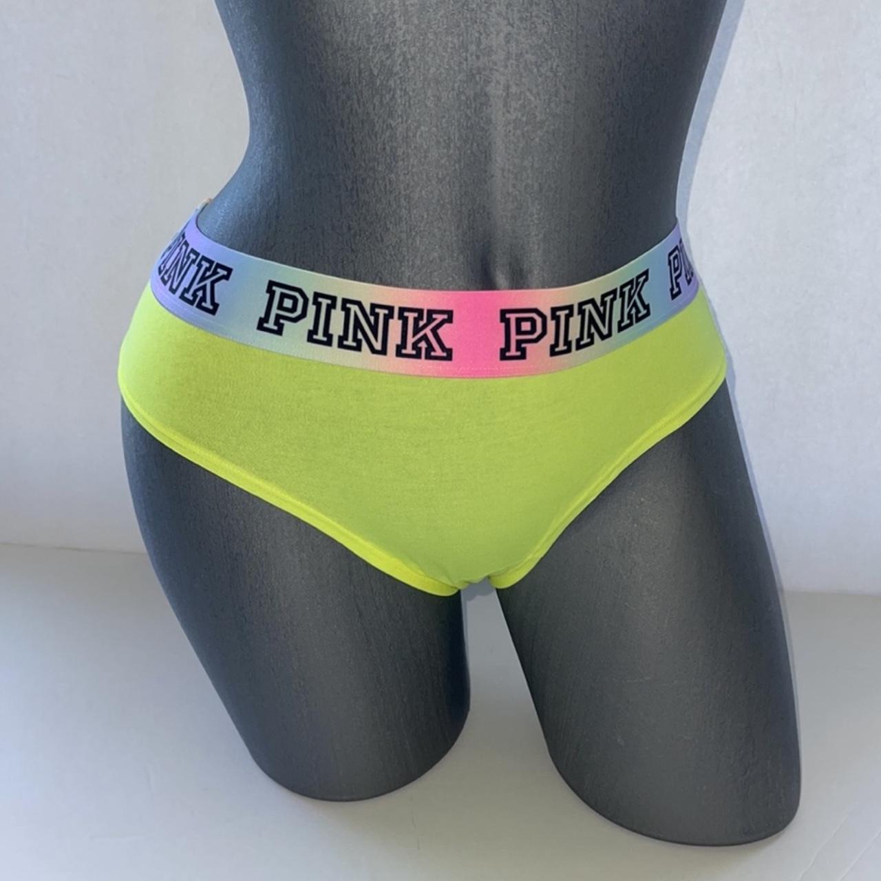 Victoria's Secret Pink Logo Cheekster Underwear - Depop
