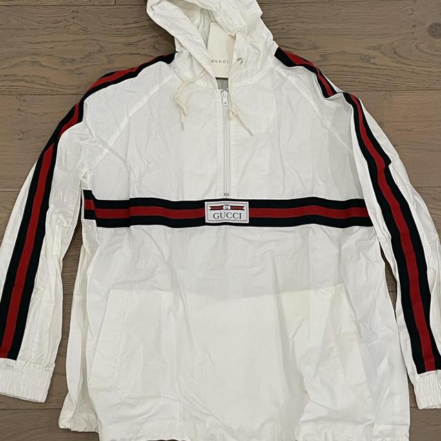 Gucci bomber jacket windbreaker. Size XL. Like new - Depop