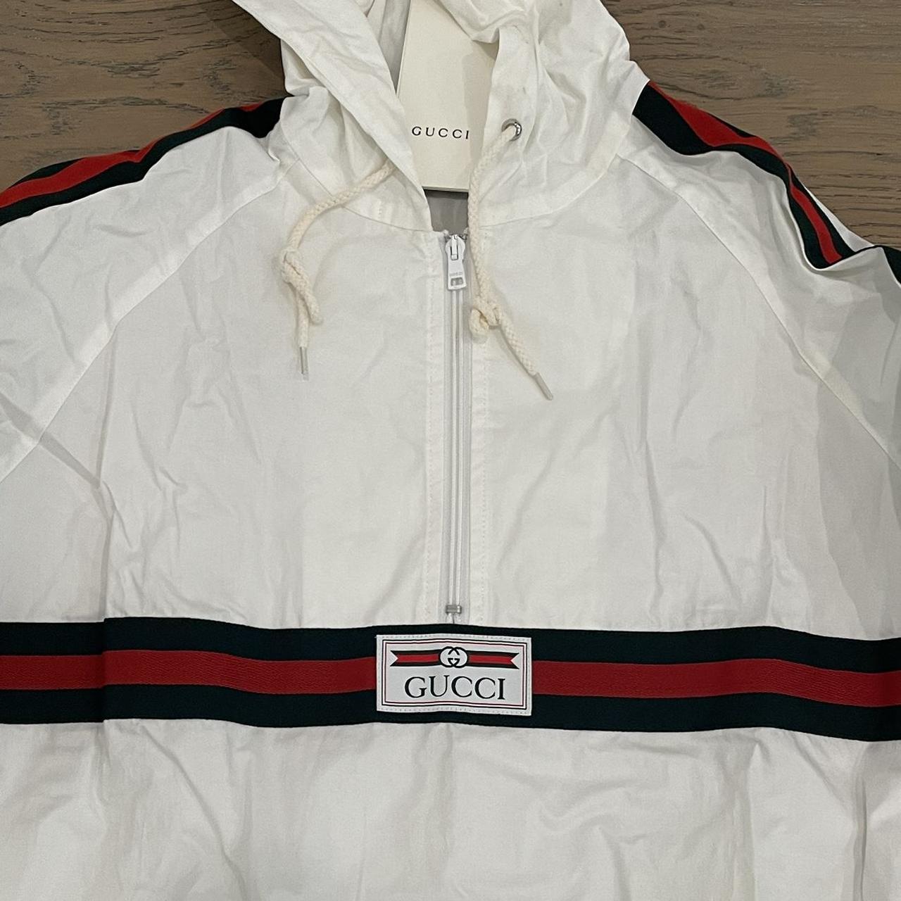 Gucci bomber jacket windbreaker. Size XL. Like new - Depop