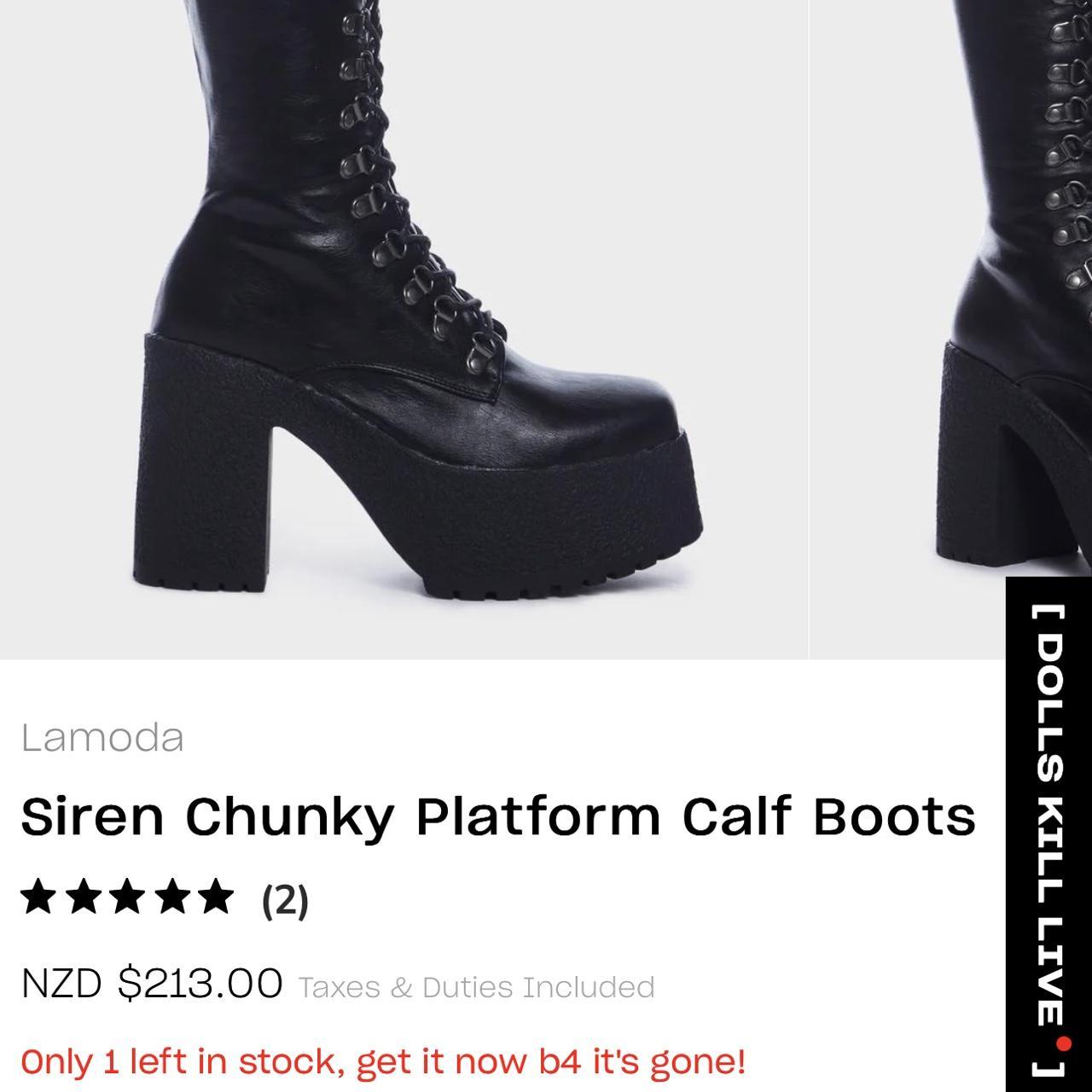 lamoda platform ankle boots
