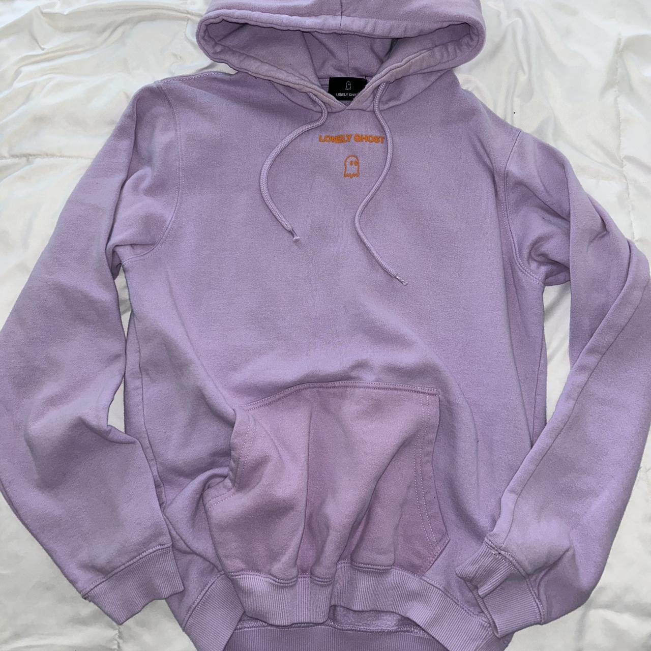 Lonely Ghost Women's Purple Sweatshirt | Depop