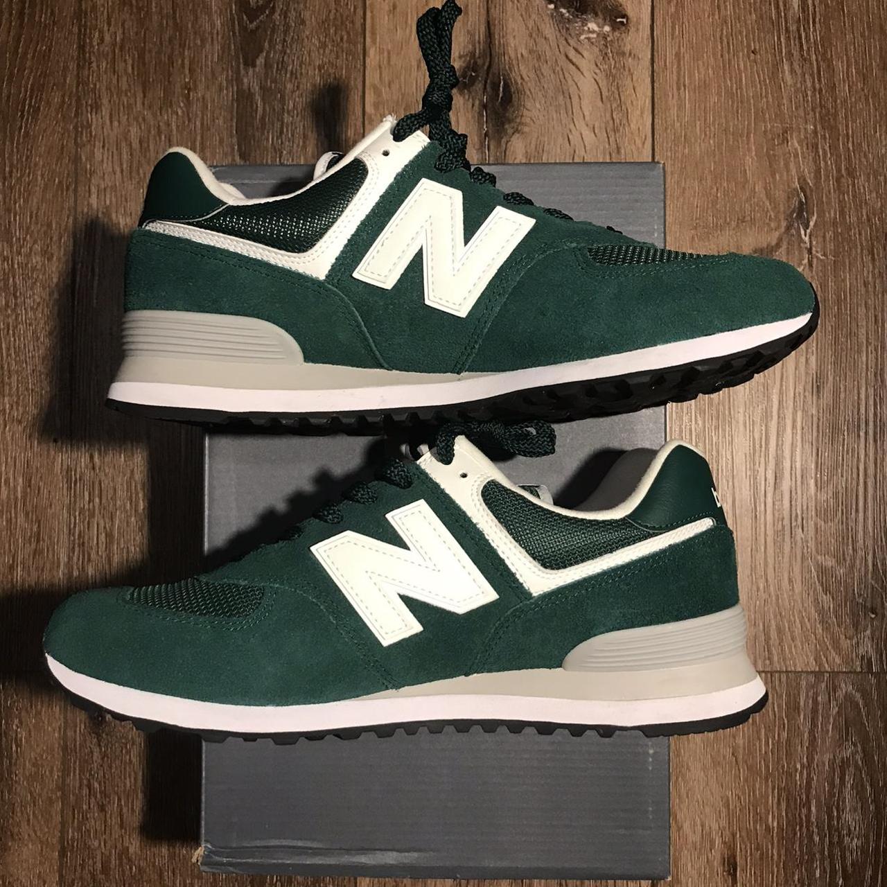 New Balance 574 Nightwatch Green Size 11 fits true... - Depop