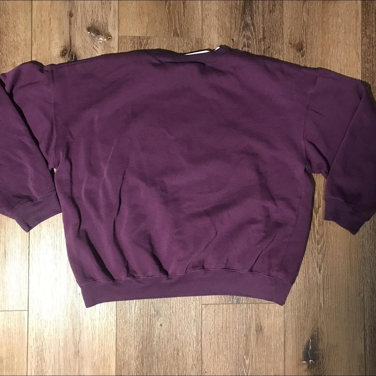 Bold Spirit Men's Purple and Cream Sweatshirt (4)