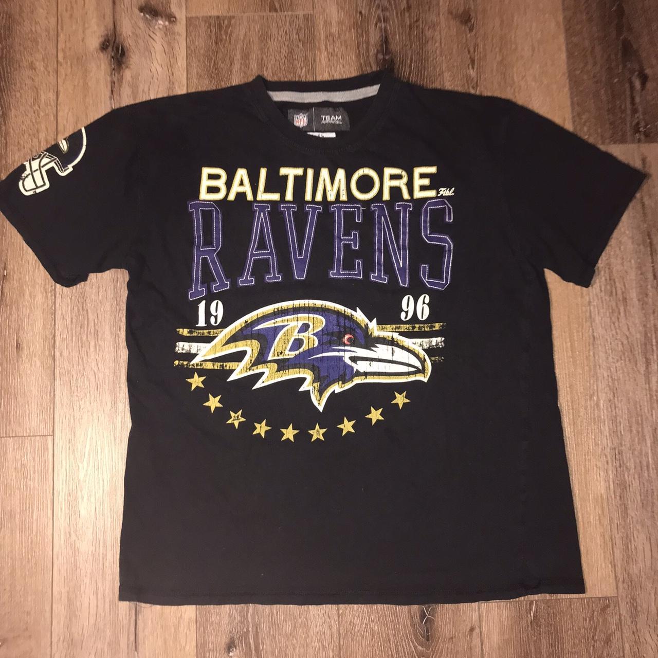 1996 Baltimore Ravens vintage T-shirt Size L fits - Depop