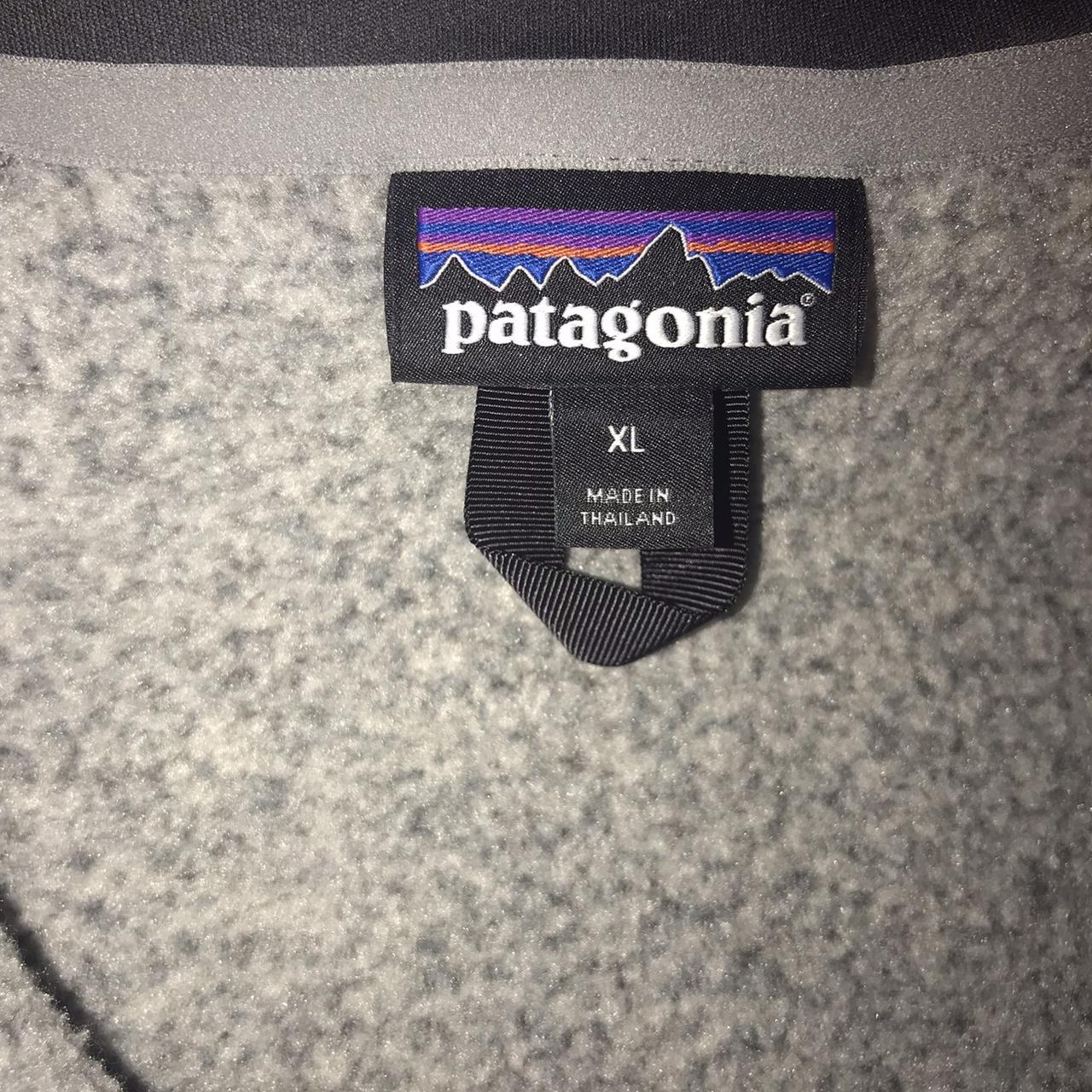 Patagonia Men's Grey and Silver Jacket | Depop