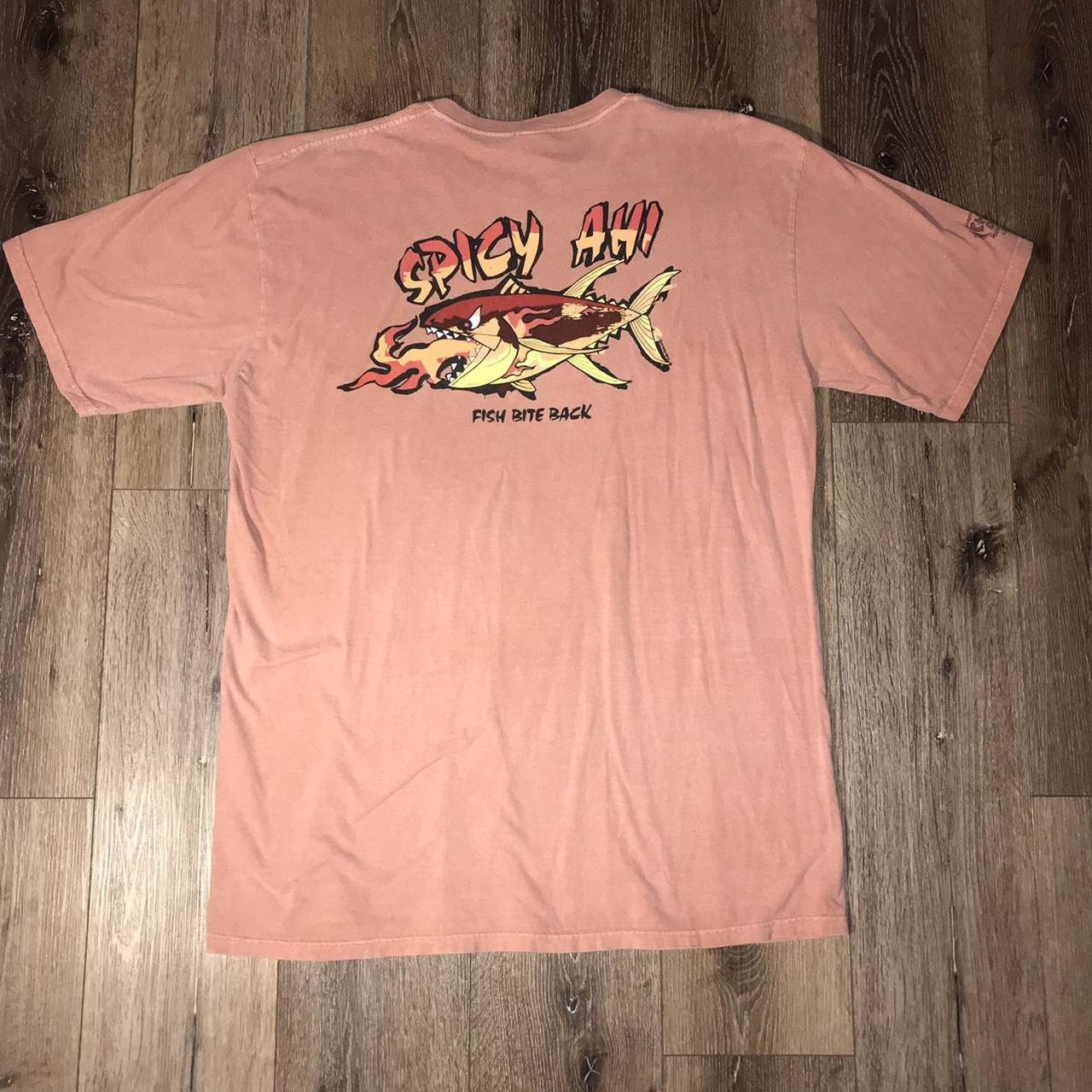 Crazy Shirts Men's Yellow and Red Tshirt Depop