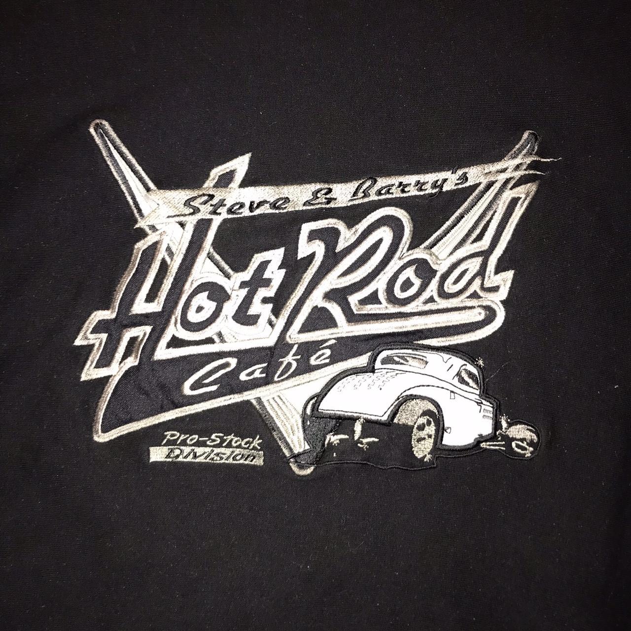 NASCAR Men's Black and Grey Hoodie | Depop