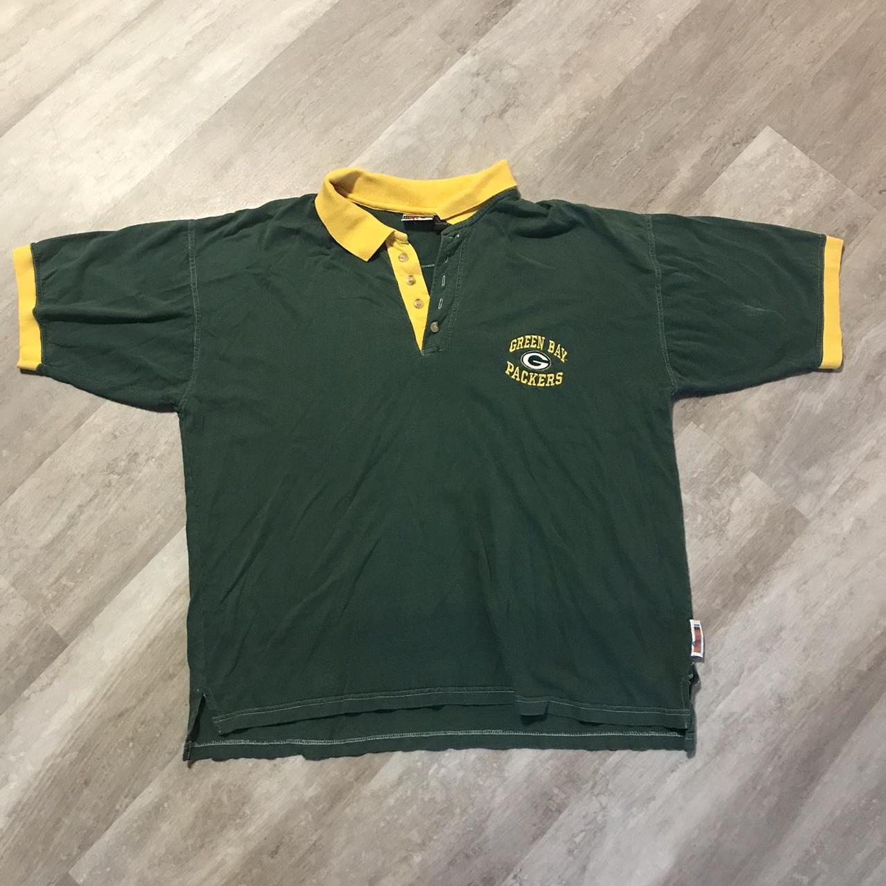 Vintage NFL Green Bay Packers Polo Shirt XL