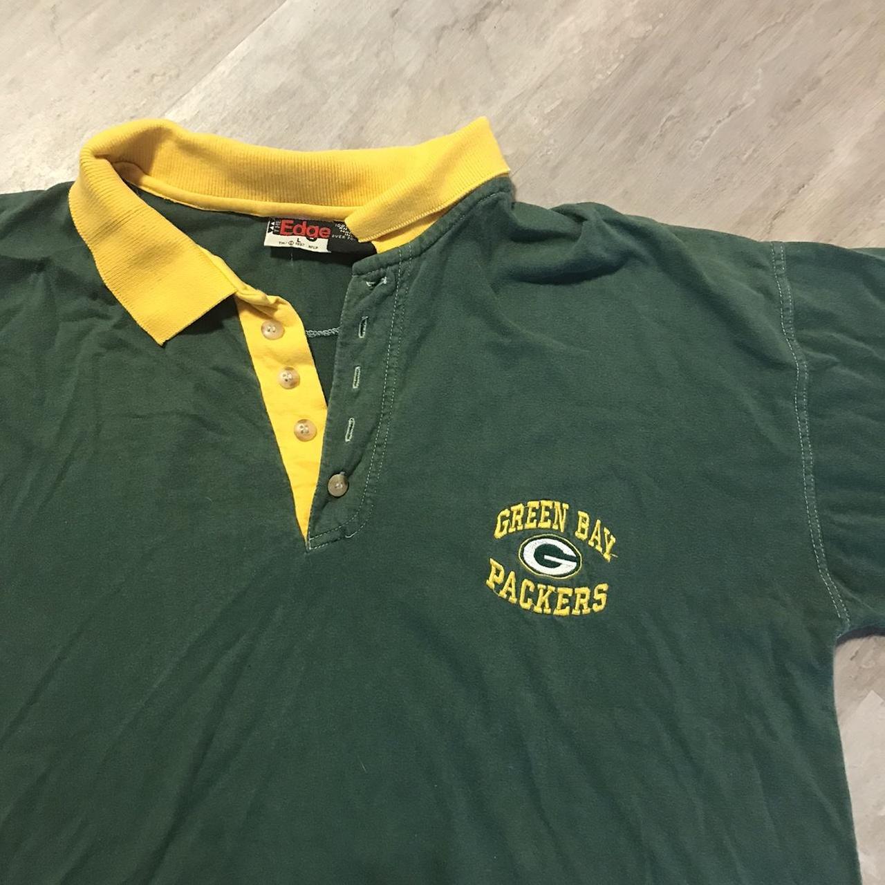 NFL Green Bay Packers Vintage 1997 Men's Short Sleeve Polo Shirt Size Large