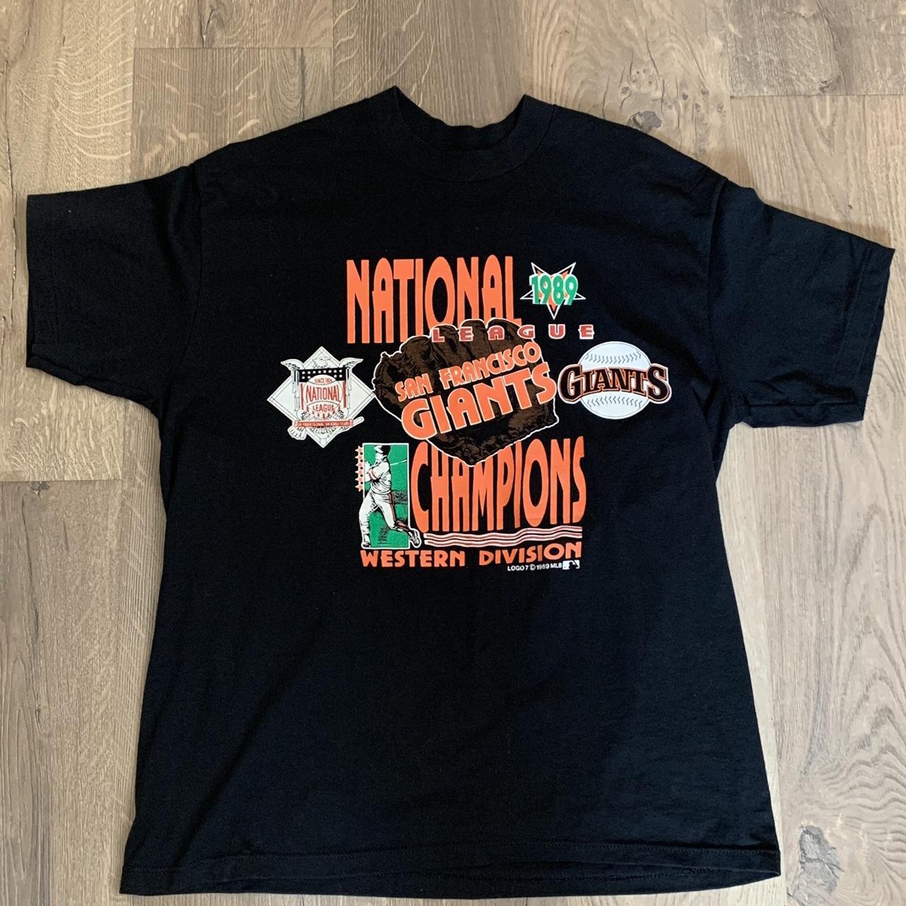 San Francisco Giants Vintage 1989 National League Champs T-Shirt XL