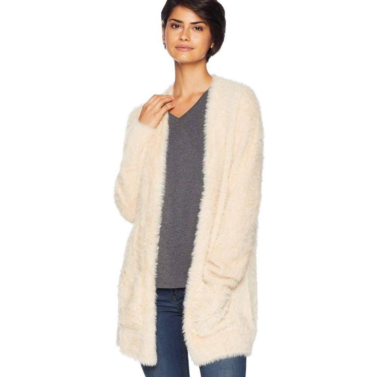 Faux fur shop cardigan free people