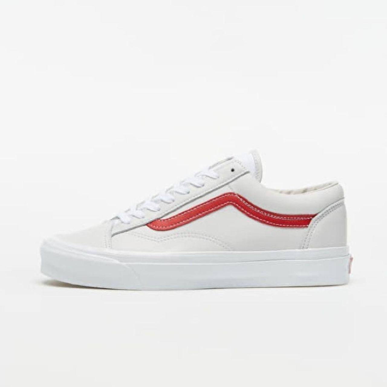 Vans vault sale white leather