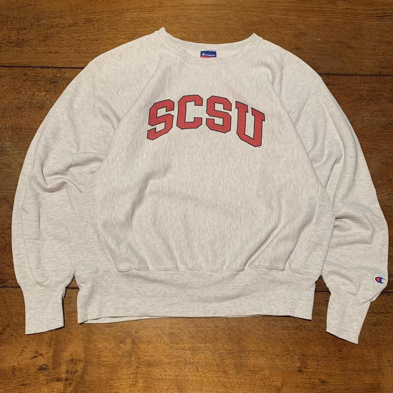 Champion Reverse Weave SCSU Light Heather Grey...