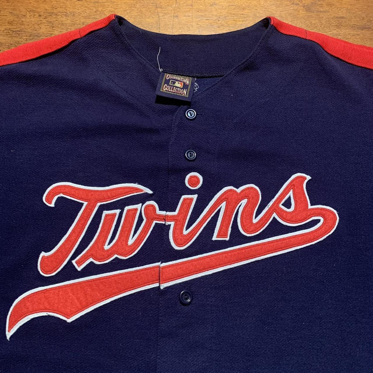 Majestic Minnesota Twins Baseball Jersey 90s - Depop