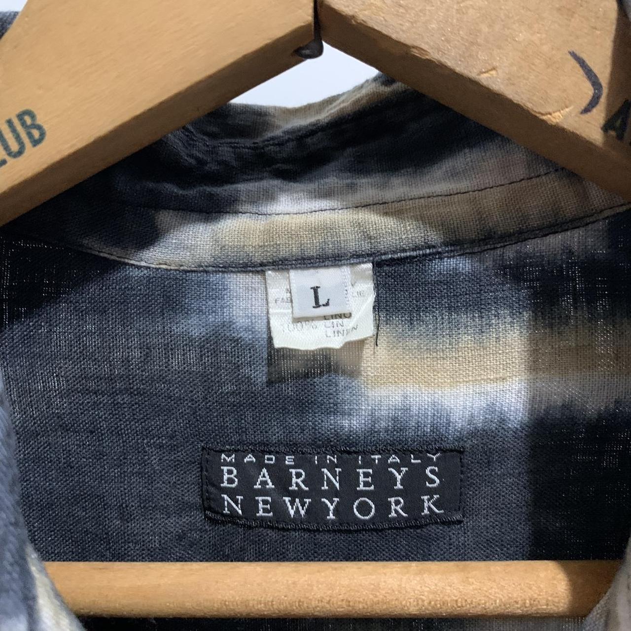 Barney's Men's Black and Cream Shirt (4)