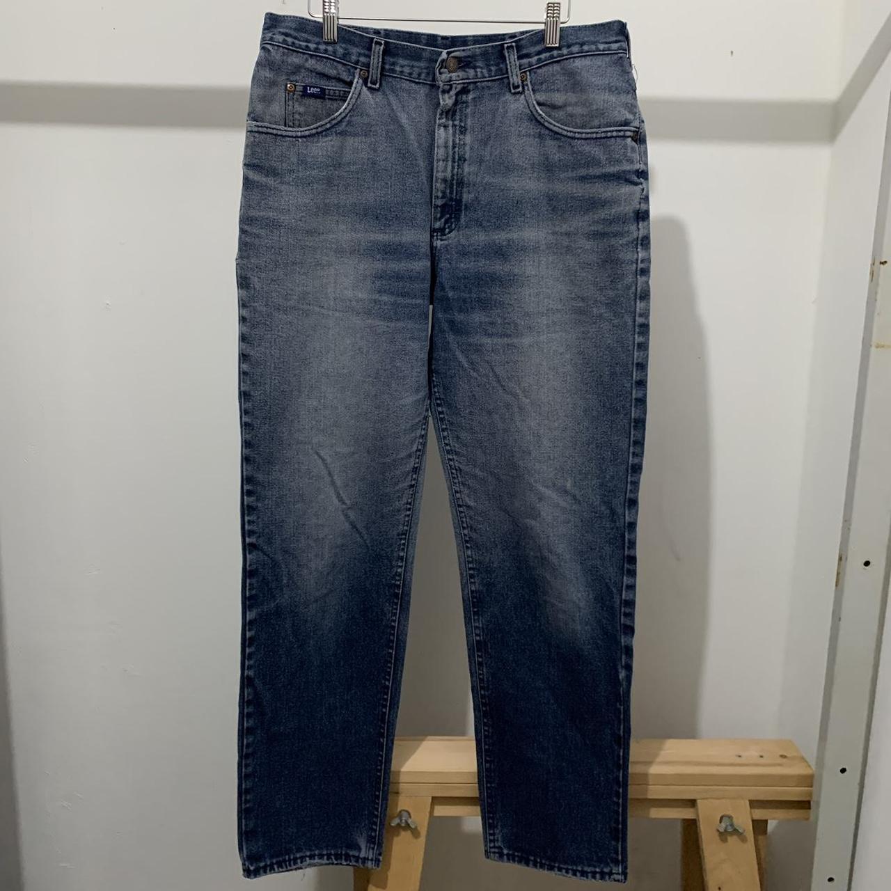 90s Vintage Lee Union Made Jeans Size 36x32 17”... Depop