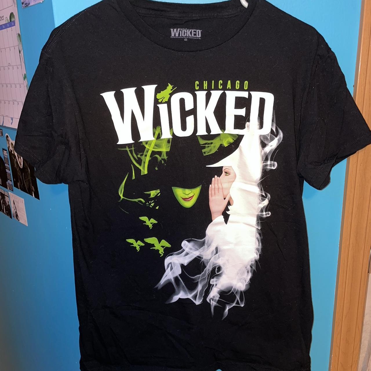 Wicked musical chicago play shirt Fine just too small - Depop
