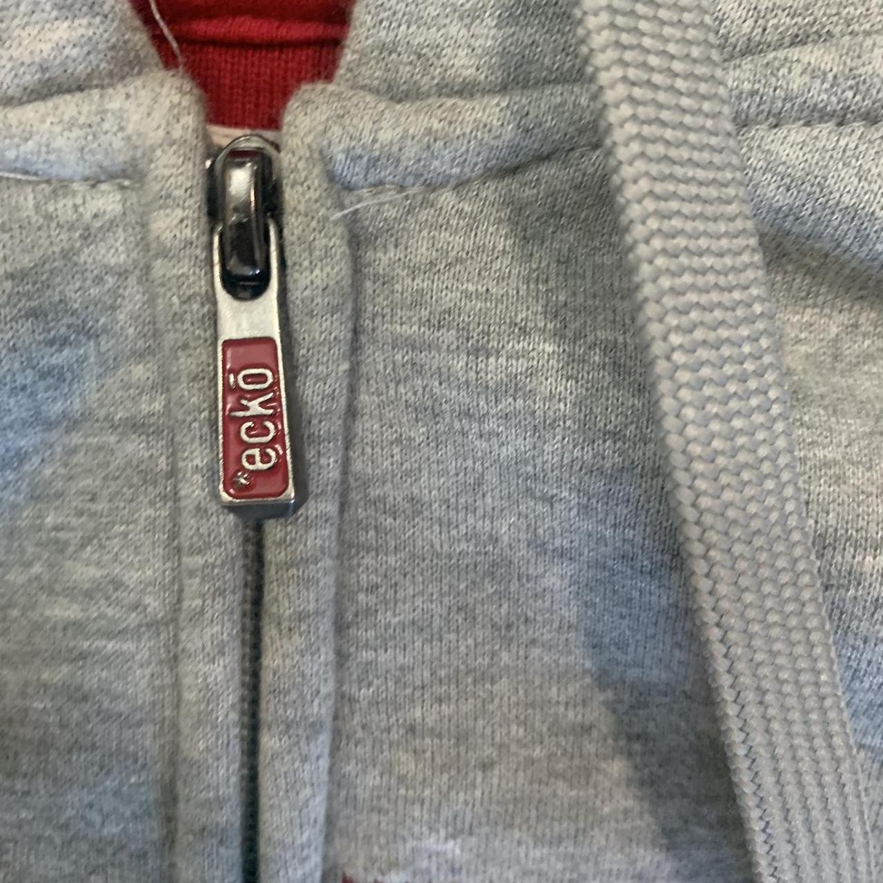 Ecko Unltd. Men's Grey and Red Hoodie (4)