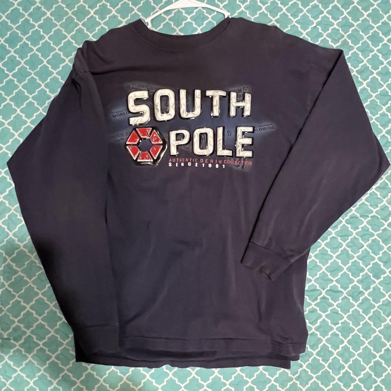 SOUTHPOLE Vintage Long Sleeve Football Jersey #80 - Depop