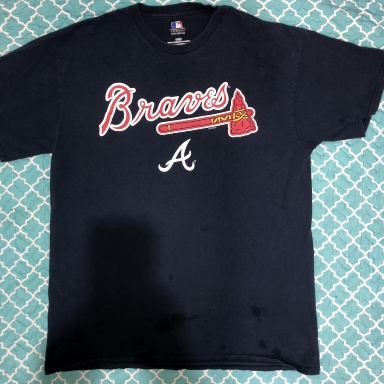 Vintage 1997 Atlanta Braves shirt on a hanes - Depop