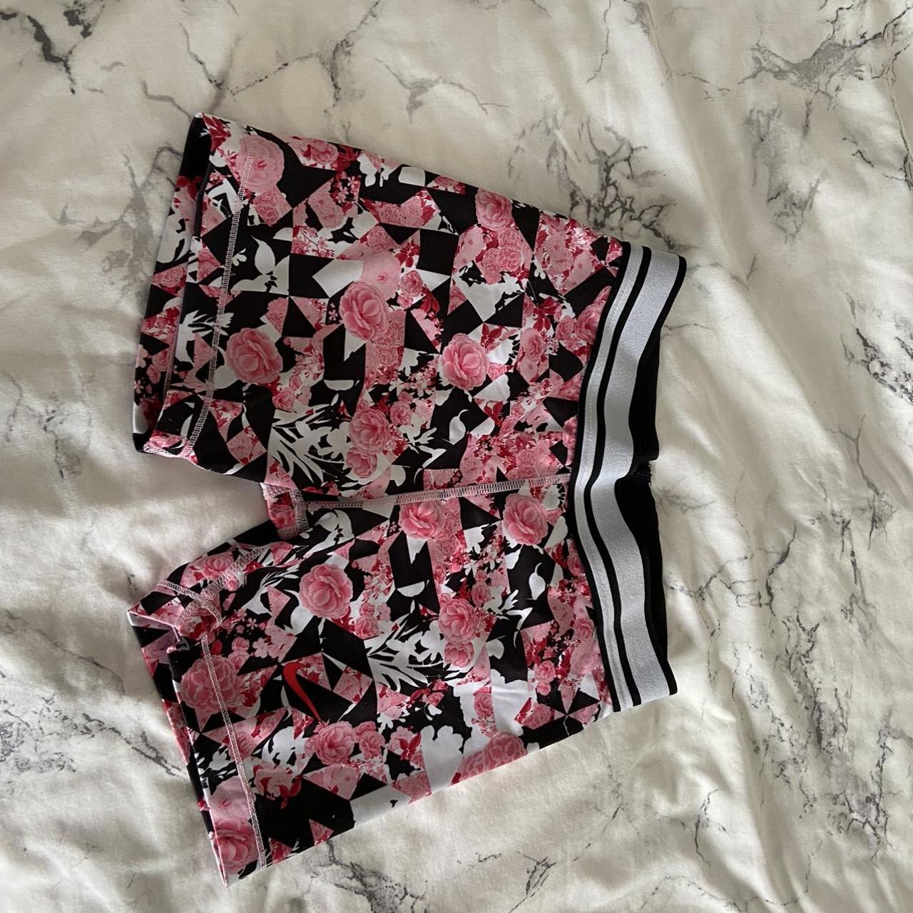 multicoloured nike shorts