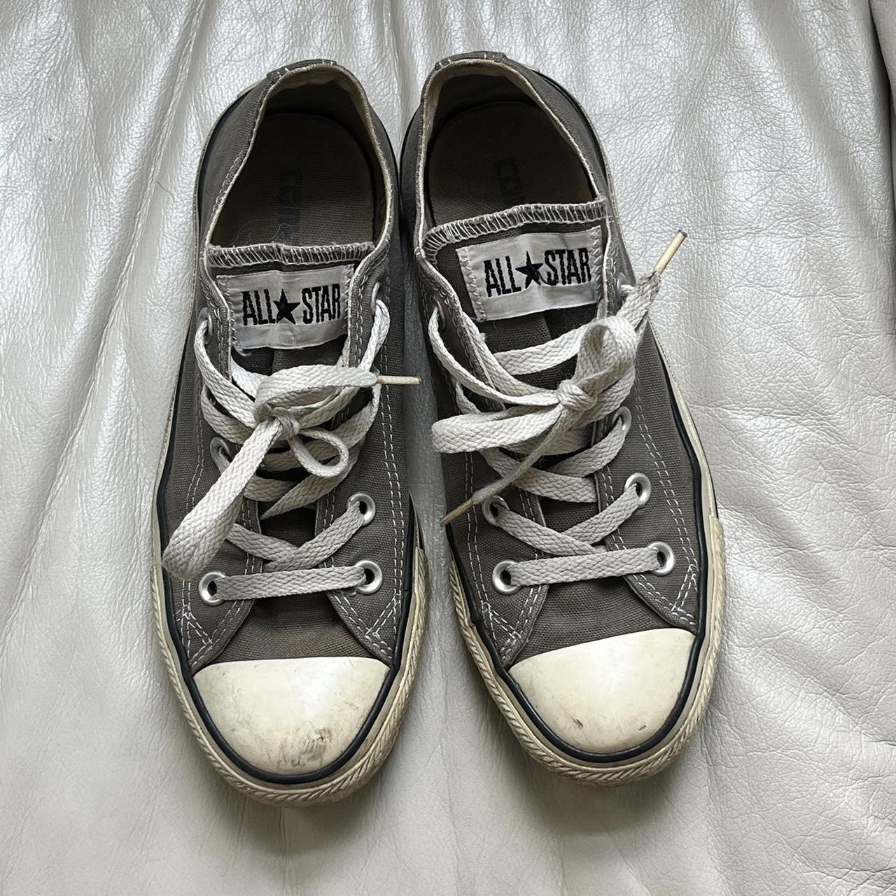 Converse all hotsell star vintage grey