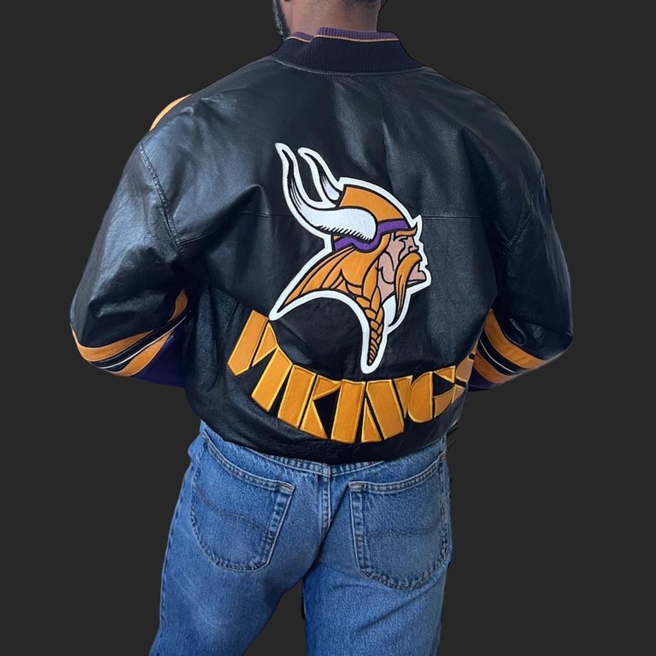 2000s Minnesota Vikings Nfl Jacket Varsity like - Depop