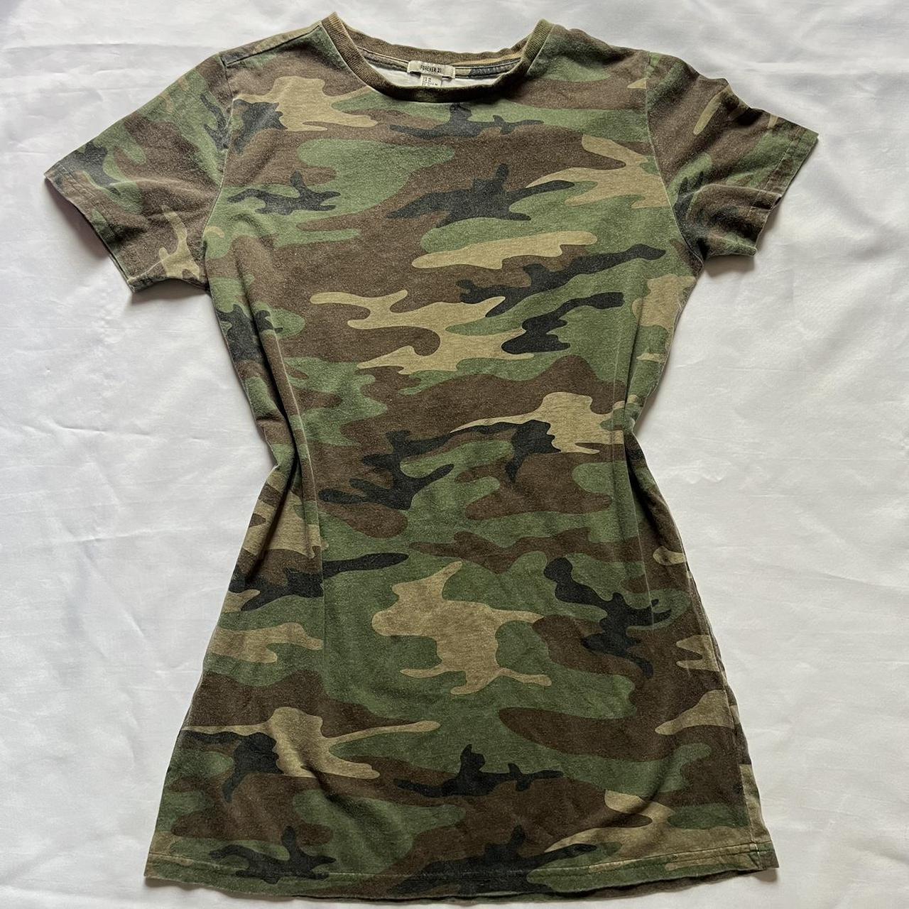 Forever 21 camo dress best sale