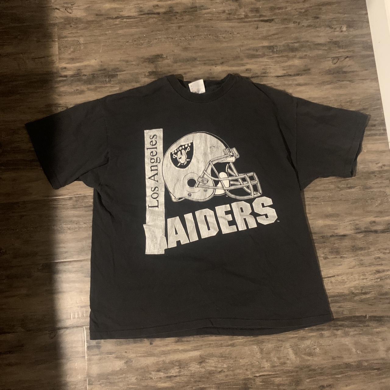 Vintage Los Angeles Raiders Shirt XL No stains no... - Depop
