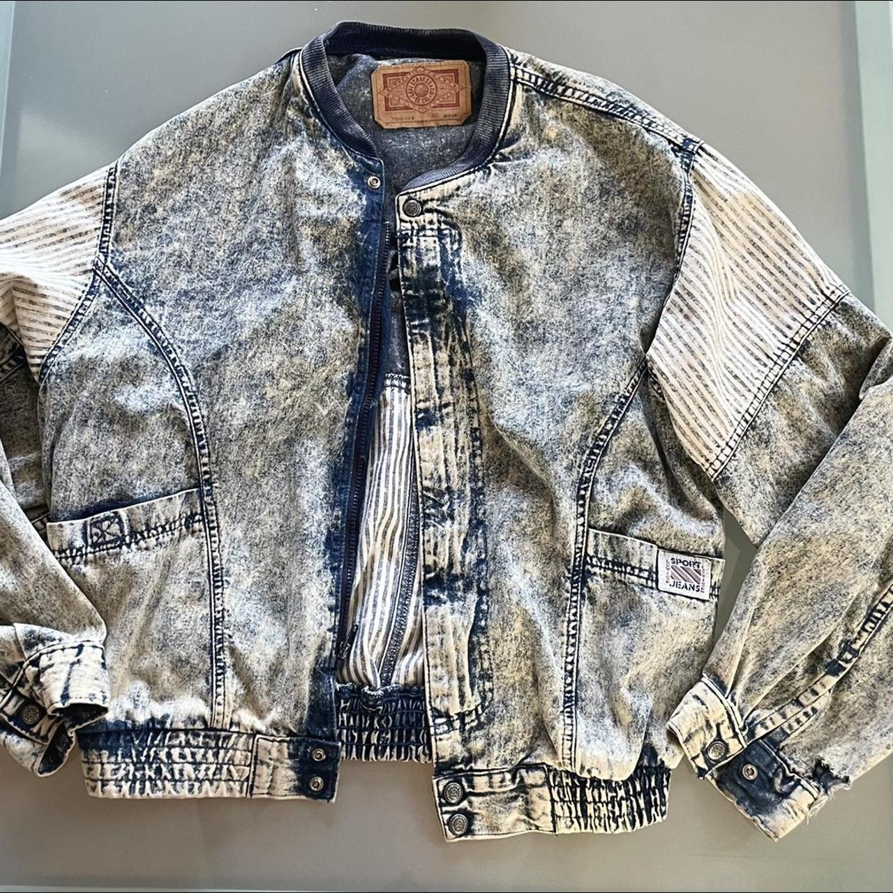 Vintage denim bomber jacket size 16 | Nuuly Thrift