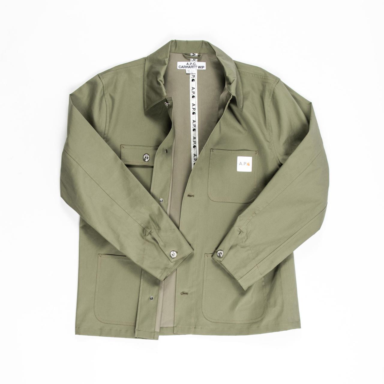 Carhartt WIP x A.P.C. Mishiguene Size M Chore Coat - Depop Carhartt WIP x A.P.C. Mishiguene Size M Chore Coat - Depop