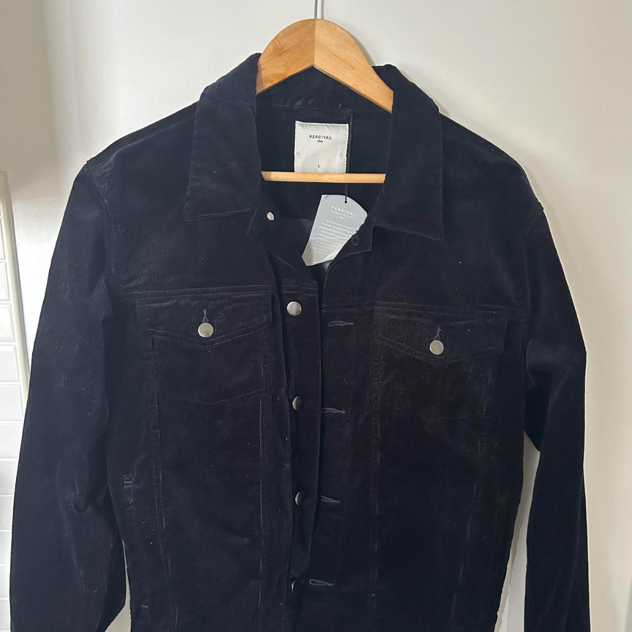 Percival - Western Jacket Navy Cord Size -... - Depop