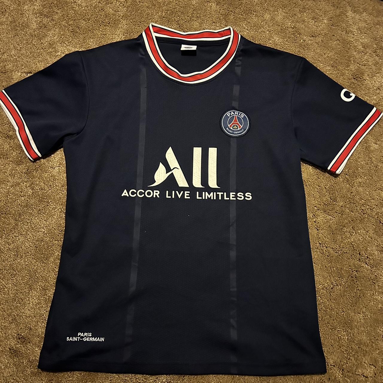 Lionel Messi PSG Jersey Size S, could possibly fit a M - Depop