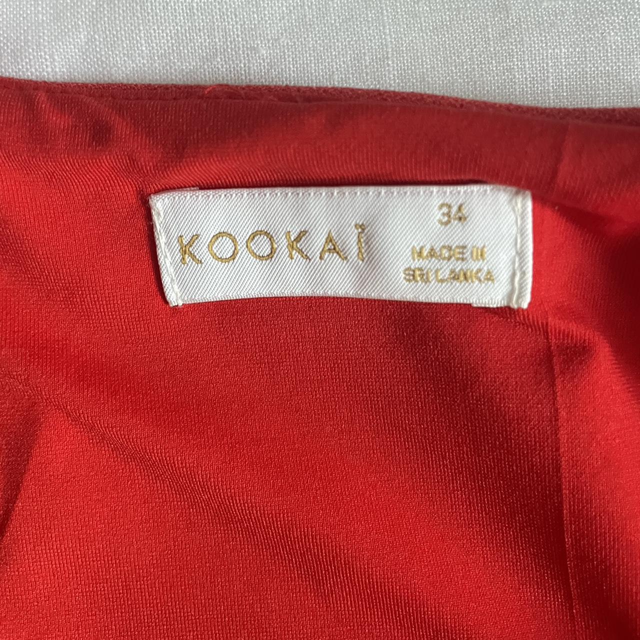 kookai ruched dress