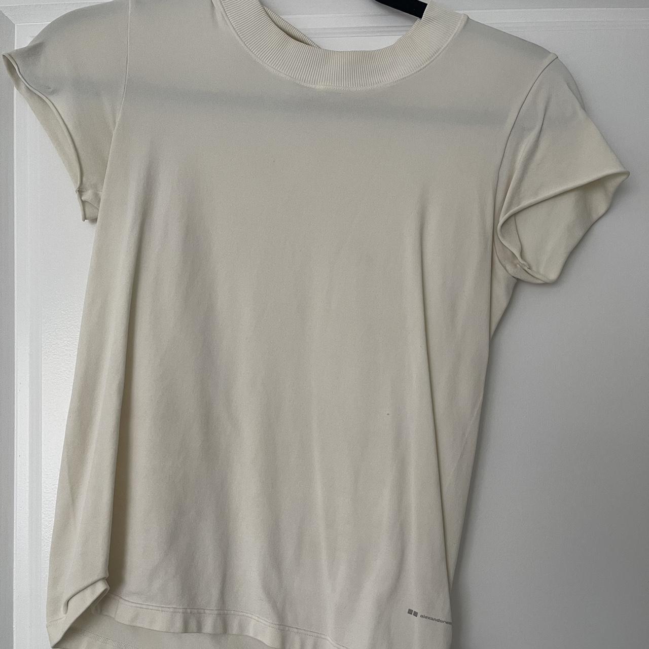 Alexander Wang off white tshirt - one size fits all... - Depop