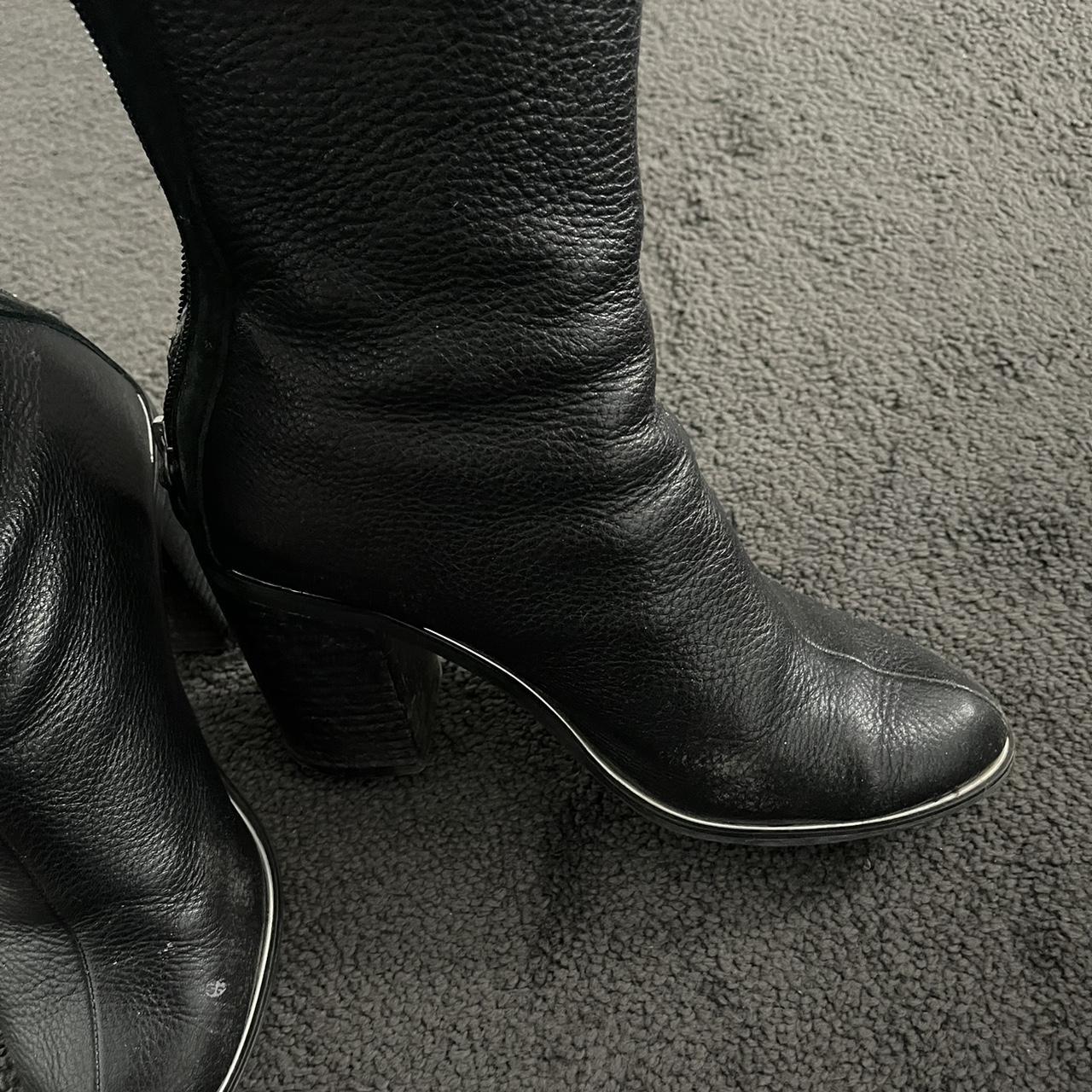 Jo mercer leather boots size euro 37 Depop