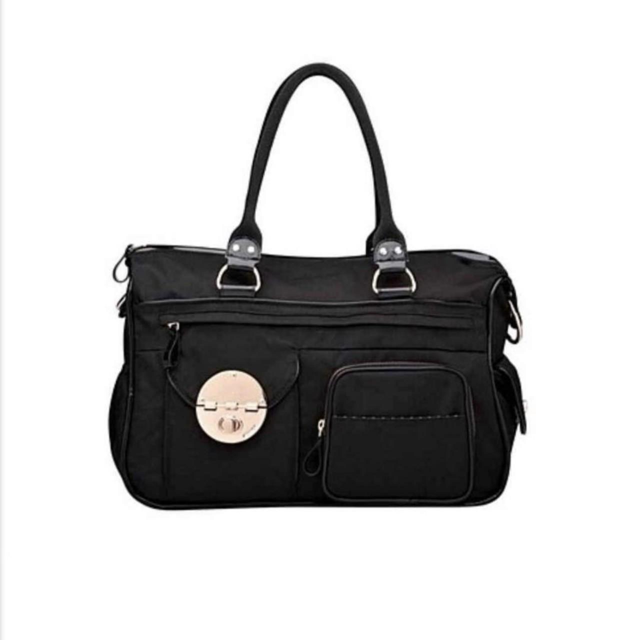 Mimco Lucid Baby Bag, excellent condition. BLACK. Depop