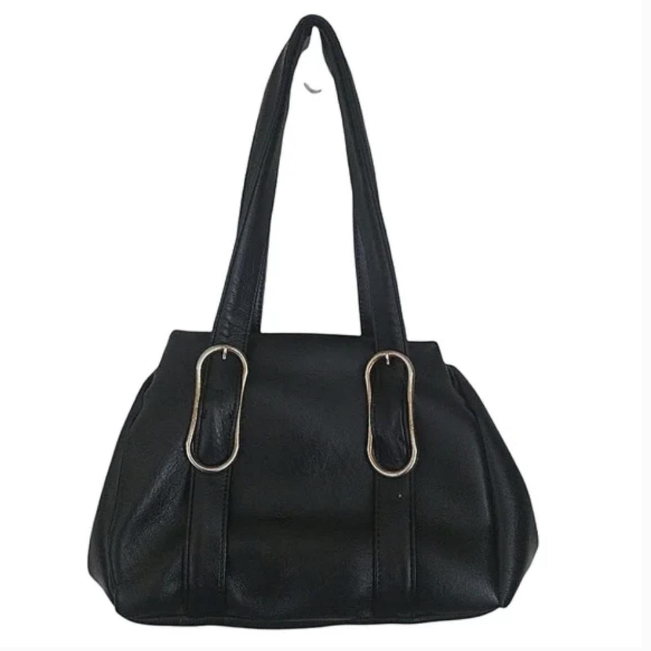 Women's Black and Silver Bag Depop