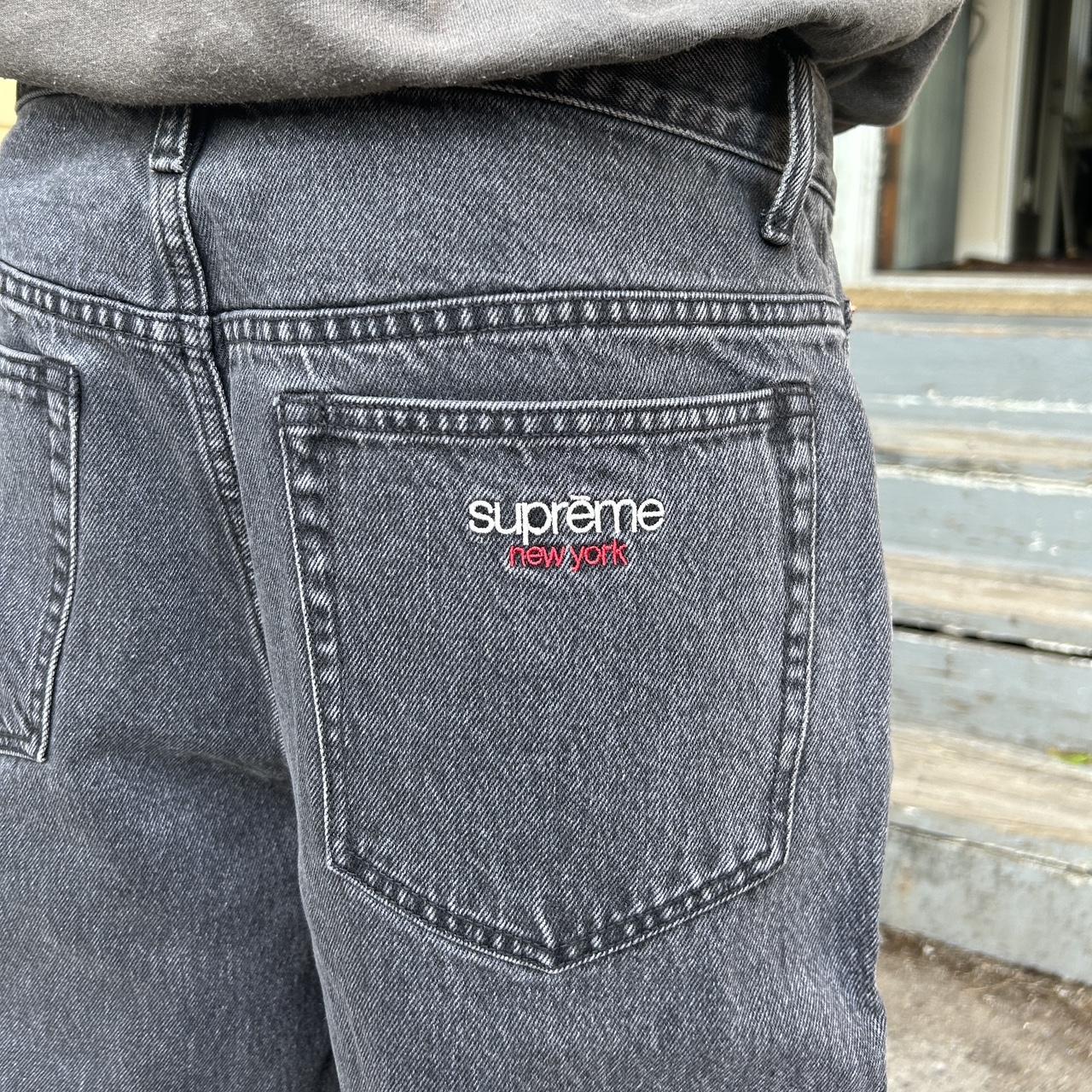 32】Supreme 2024 FW Baggy Jean Black