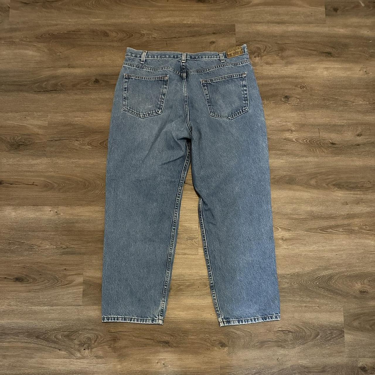 36x32 Kirkland Jeans. Look pretty vintage, nice wide... Depop
