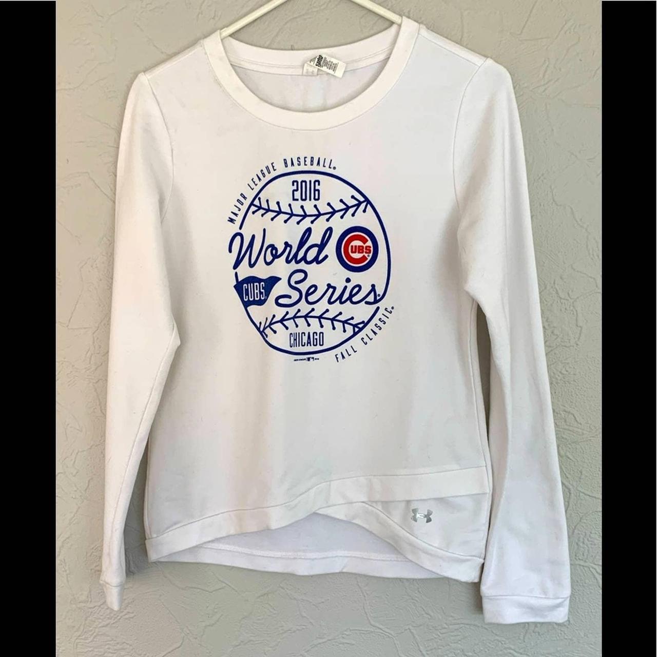 Under Armour Chicago Cubs Baseball Long Sleeve Shirt - Depop