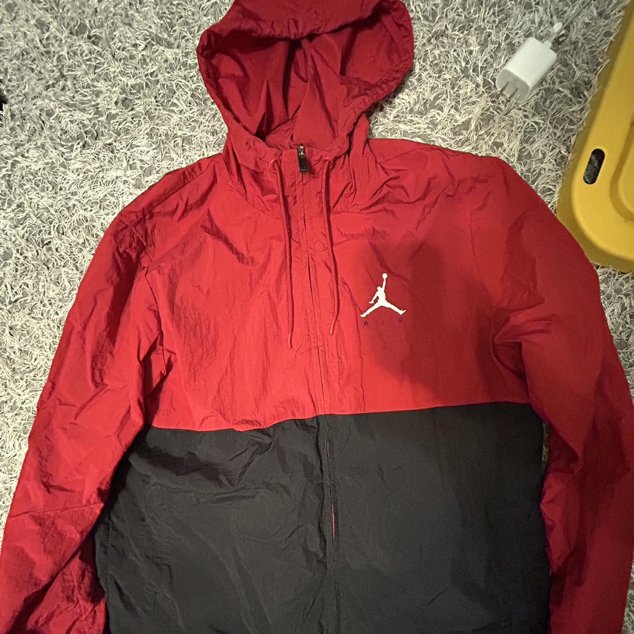 Jordan Men's Black And Red Jacket 