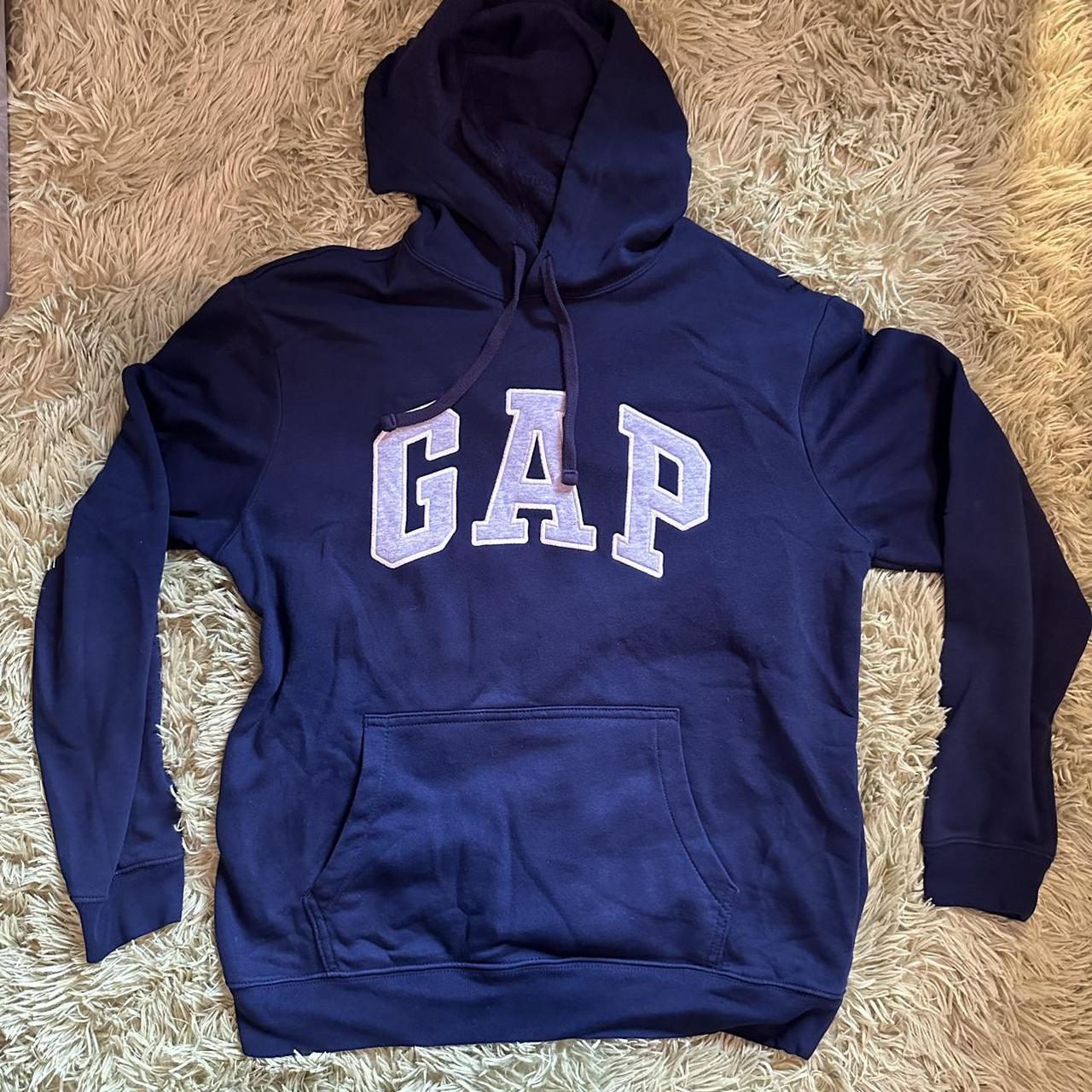 Gap Men's Navy Hoodie | Depop
