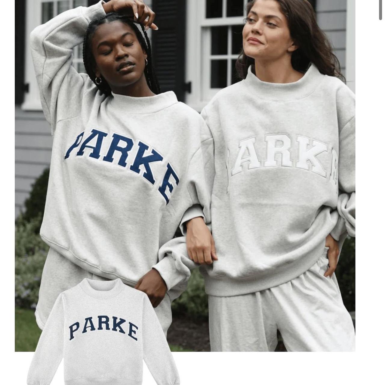Women's Sweatshirt - Grey - XL – PARKE Mock Neck Size L-XL. grey and …