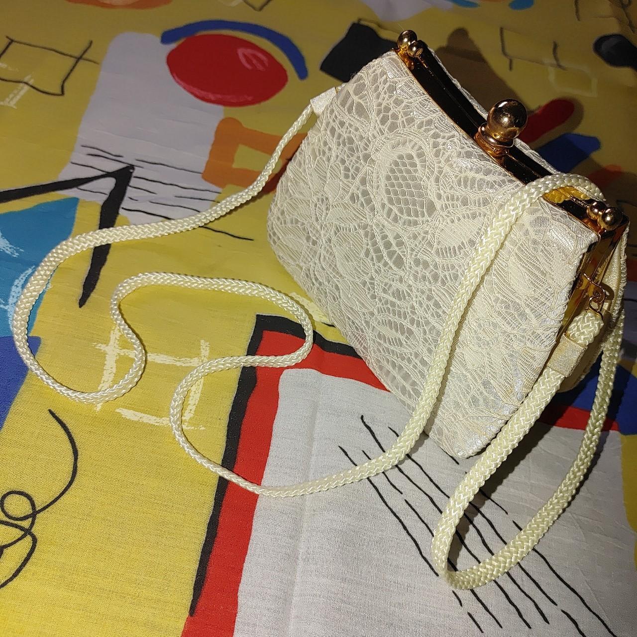 La Regale Purse Gold Beaded Clutch 80s